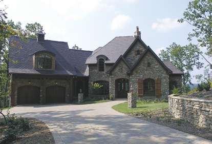 Luxury House Plan #3323-00197 Elevation Photo
