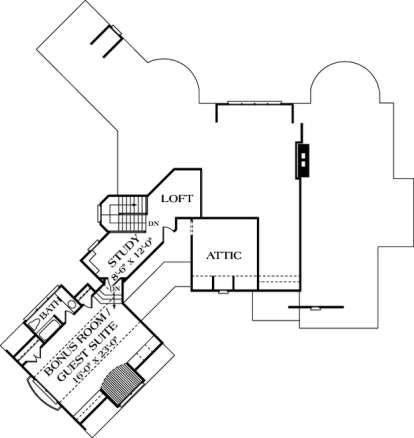 Second Floor for House Plan #3323-00197