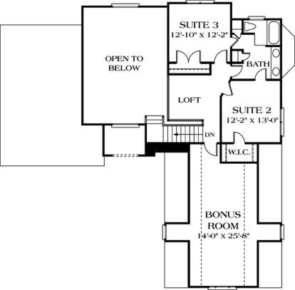 Floorplan 2 for House Plan #3323-00203