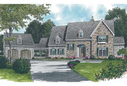 6 Bed, 5 Bath, 4131 Square Foot House Plan - #3323-00208