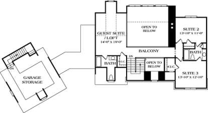 Floorplan 3 for House Plan #3323-00208