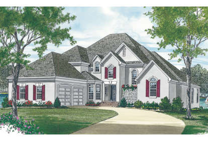 Traditional House Plan #3323-00211 Elevation Photo