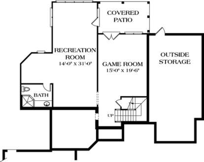 Floorplan 1 for House Plan #3323-00211