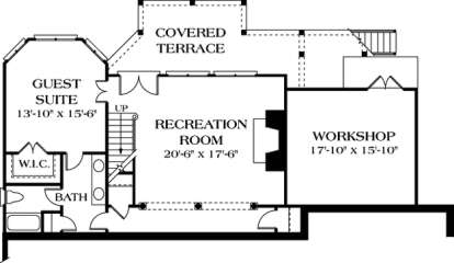 Floorplan 1 for House Plan #3323-00214