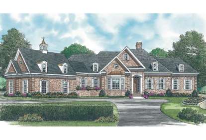 Traditional House Plan #3323-00217 Elevation Photo