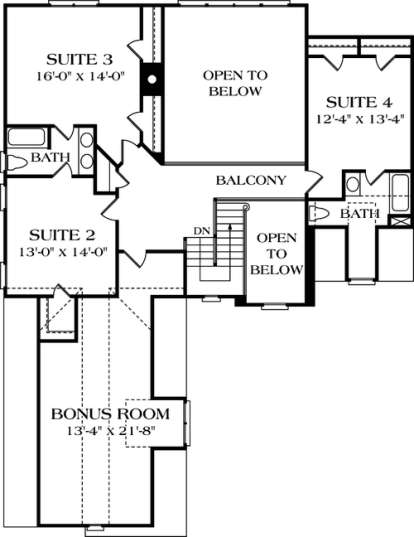 Floorplan 2 for House Plan #3323-00219