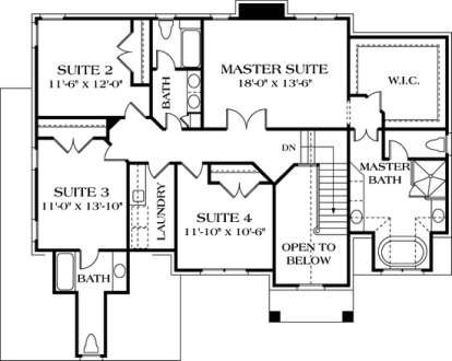 Floorplan 3 for House Plan #3323-00221