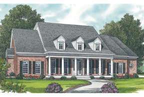 Country House Plan #3323-00224 Elevation Photo