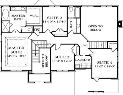 Floorplan 2 for House Plan #3323-00227