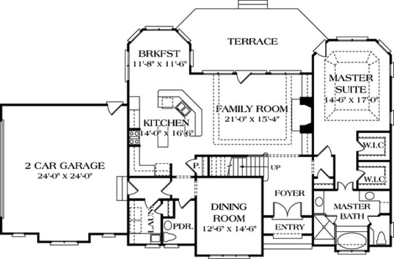 House Plan House Plan #12698 Drawing 1
