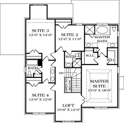Floorplan 2 for House Plan #3323-00231