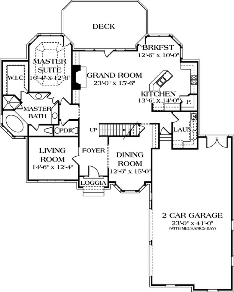 House Plan House Plan #12703 Drawing 1