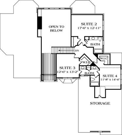 Floorplan 2 for House Plan #3323-00234