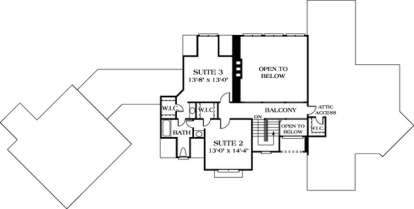 Floorplan 2 for House Plan #3323-00236