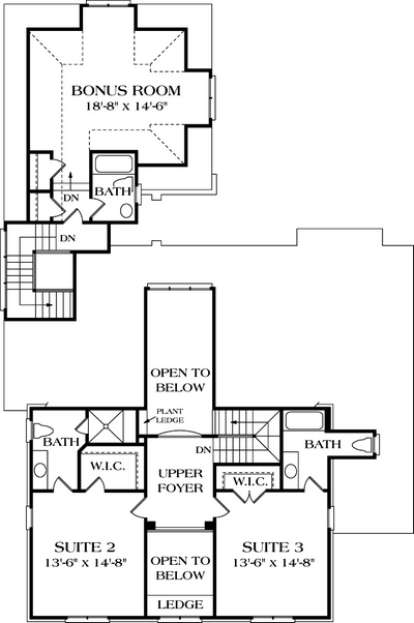 Floorplan 2 for House Plan #3323-00237