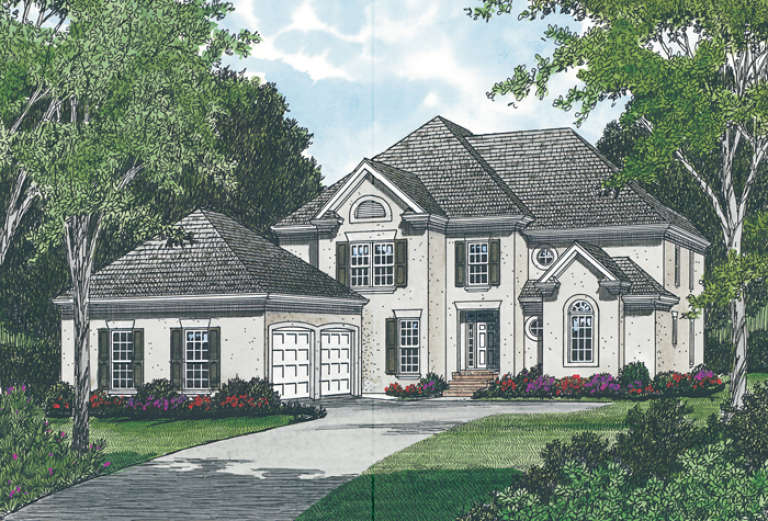 House Plan House Plan #12707 Front Elevation