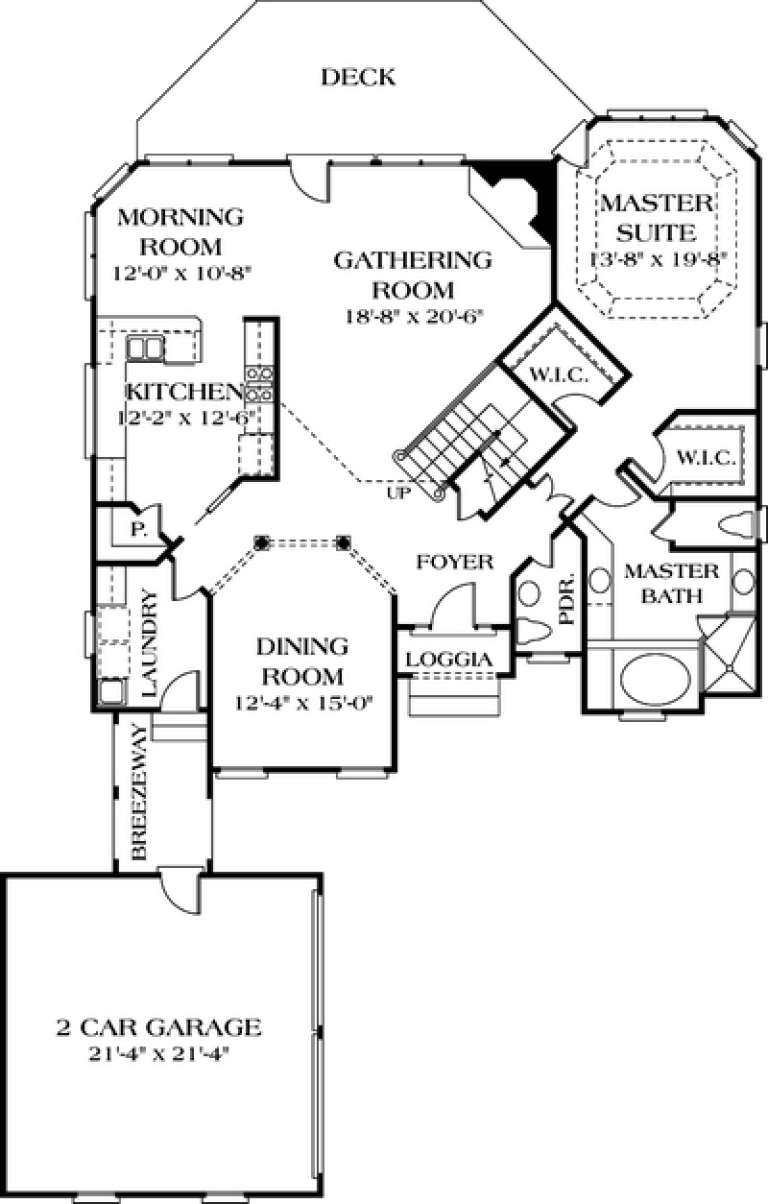 House Plan House Plan #12707 Drawing 1