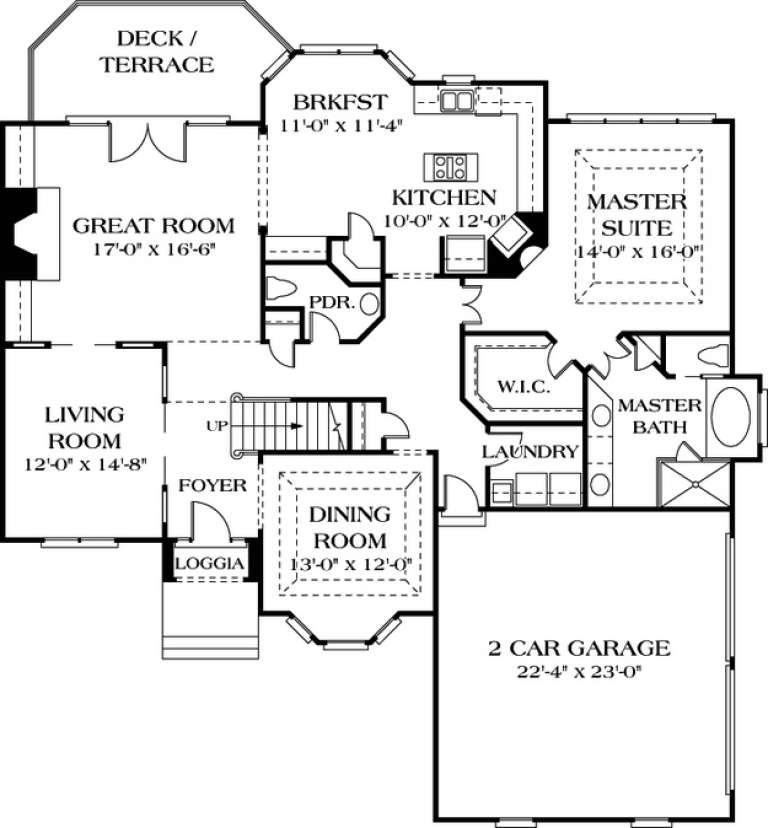 House Plan House Plan #12709 Drawing 1