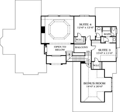 Floorplan 2 for House Plan #3323-00241