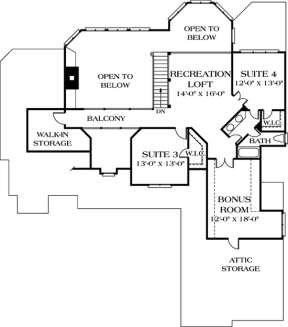 Floorplan 2 for House Plan #3323-00243
