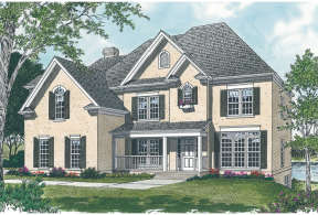 Traditional House Plan #3323-00246 Elevation Photo