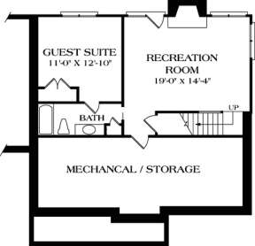 Floorplan 1 for House Plan #3323-00246