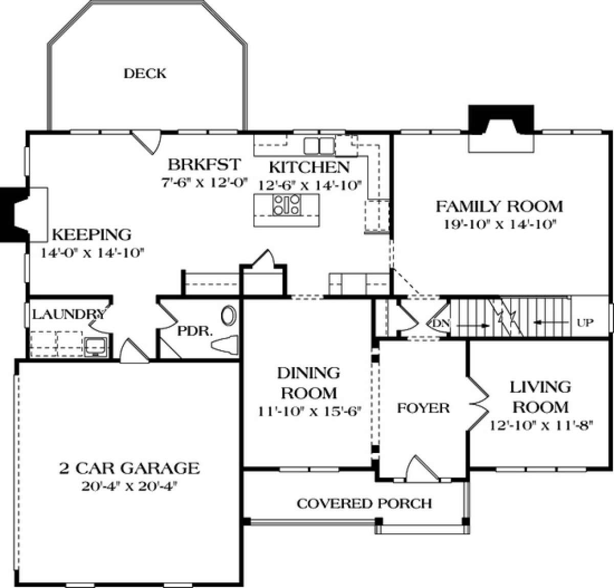 Floorplan 2 for House Plan #3323-00246