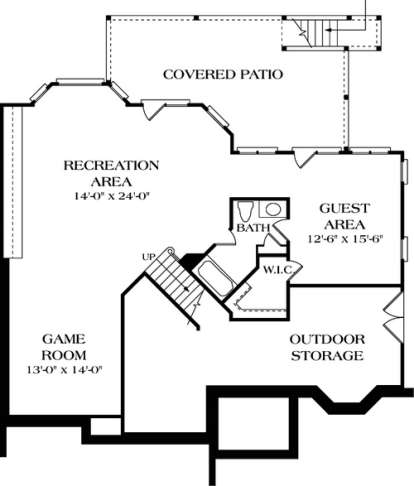 Floorplan 1 for House Plan #3323-00247
