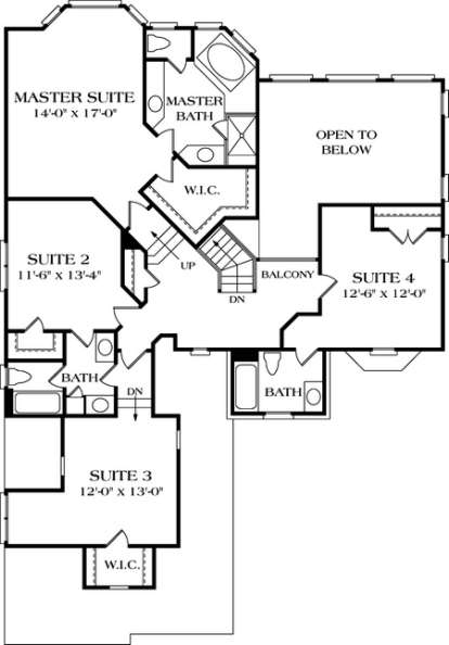 Floorplan 3 for House Plan #3323-00247
