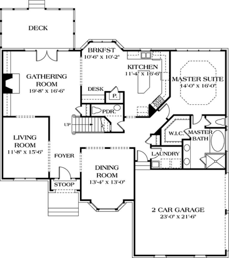 House Plan House Plan #12717 Drawing 1