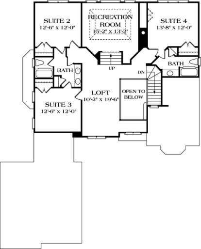 Floorplan 2 for House Plan #3323-00249