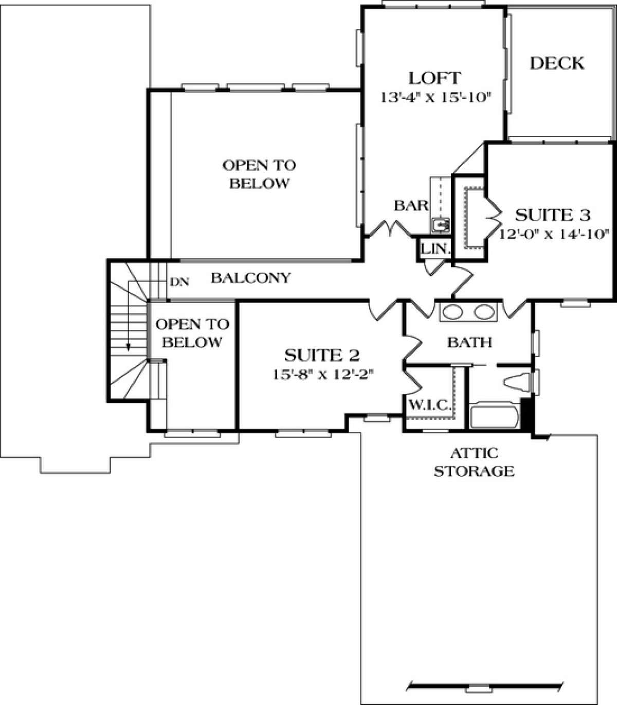 Floorplan 2 for House Plan #3323-00257