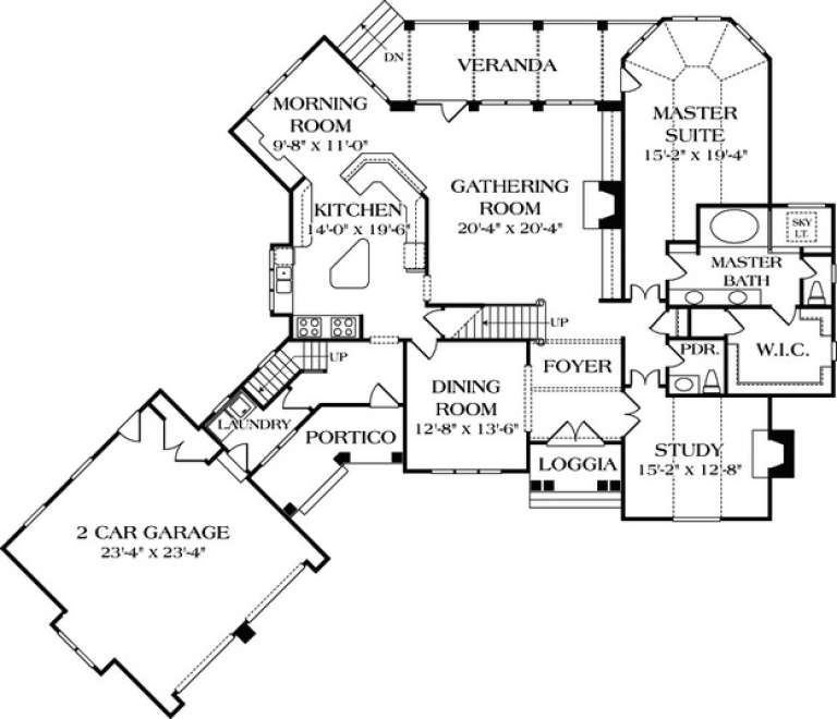 House Plan House Plan #12727 Drawing 1