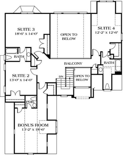 Floorplan 2 for House Plan #3323-00259