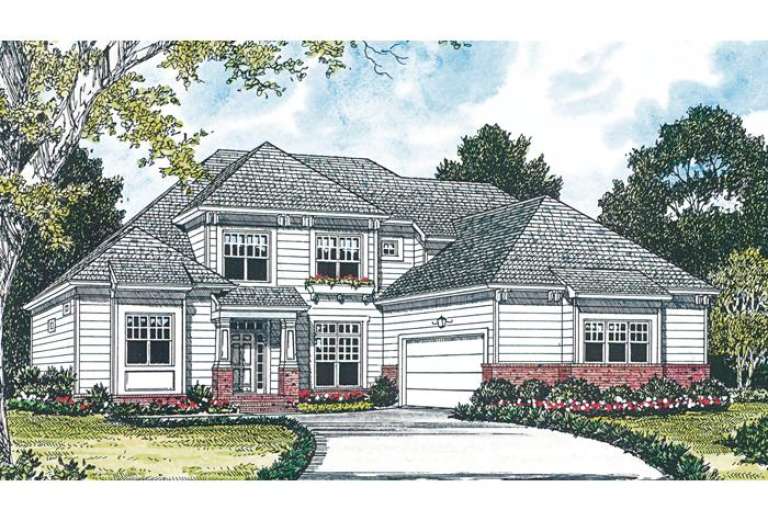 House Plan House Plan #12729 Front Elevation