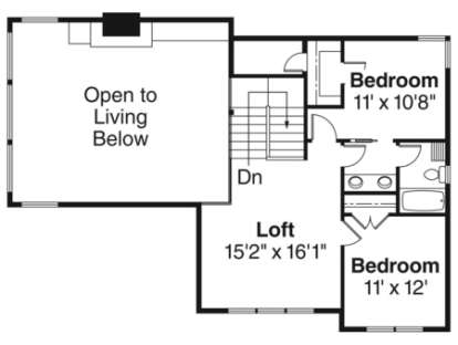 Floorplan 2 for House Plan #035-00359