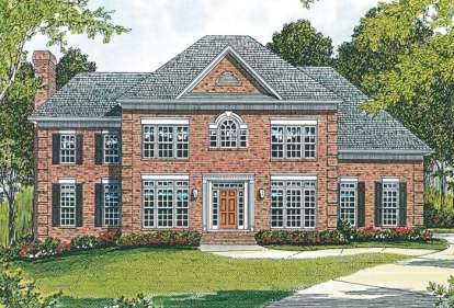Traditional House Plan #3323-00266 Elevation Photo