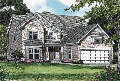 4 Bed, 3 Bath, 3151 Square Foot House Plan - #3323-00268