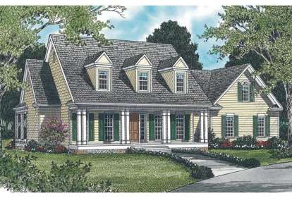 Cape Cod House Plan #3323-00269 Elevation Photo