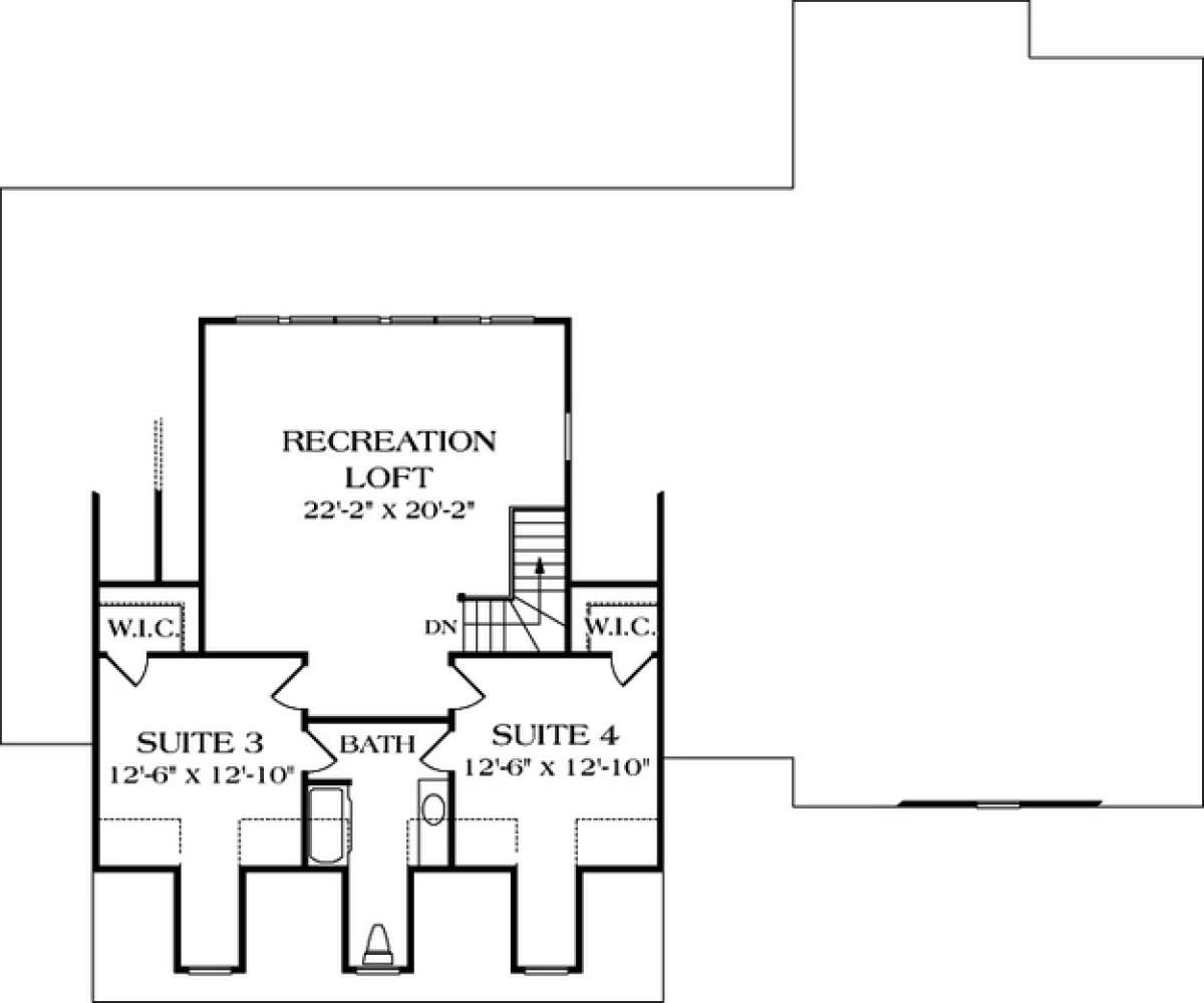 Floorplan 2 for House Plan #3323-00269