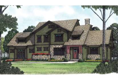 Cottage House Plan #3323-00271 Elevation Photo
