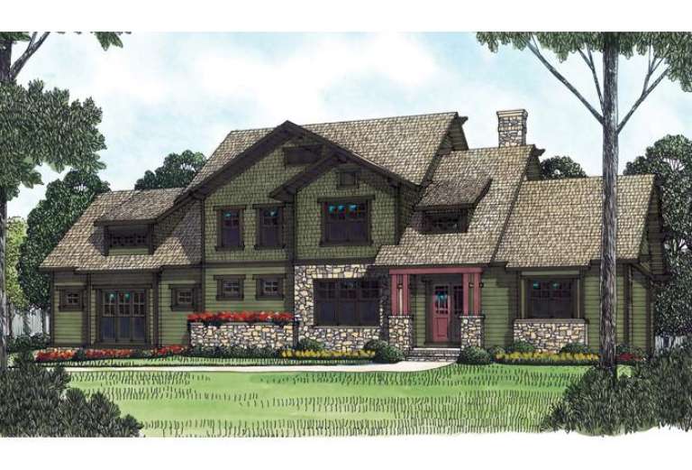 House Plan House Plan #12740 Front Elevation
