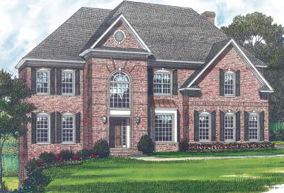5 Bed, 4 Bath, 3175 Square Foot House Plan - #3323-00275