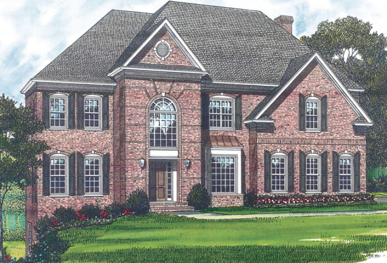 House Plan House Plan #12744 Front Elevation