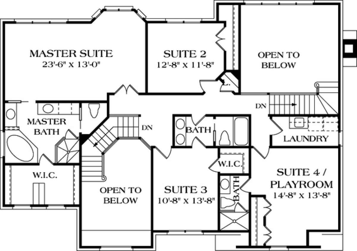 Floorplan 3 for House Plan #3323-00275