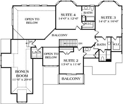 Floorplan 3 for House Plan #3323-00276