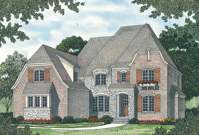 House Plan House Plan #12747 Front Elevation