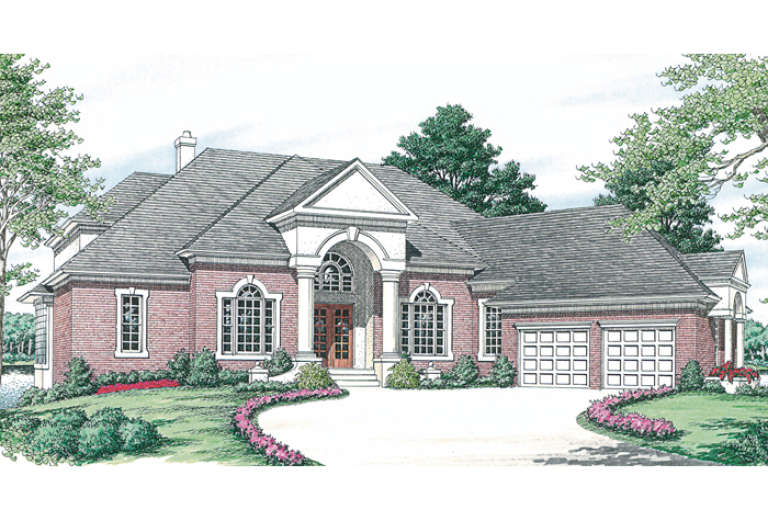 Traditional House Plan #3323-00280 Elevation Photo