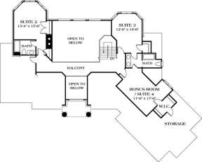 Floorplan 3 for House Plan #3323-00280