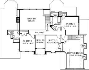 Floorplan 2 for House Plan #3323-00286